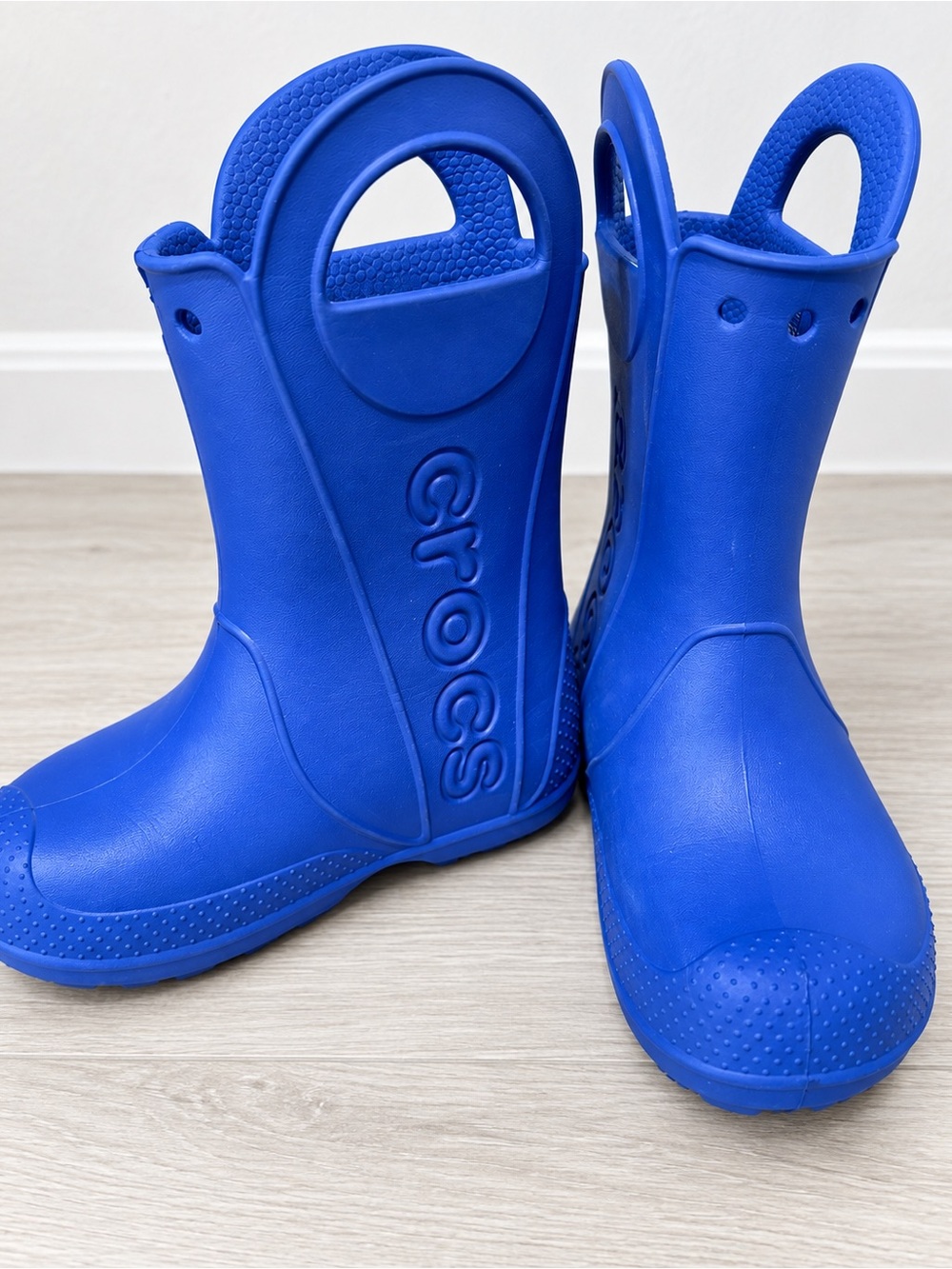CROCS Kids Royal Blue Pull-On Rain Boots